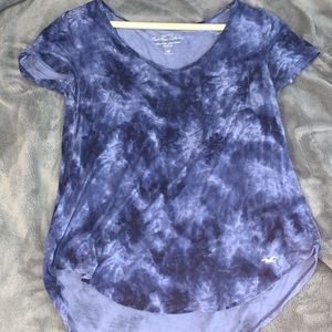 Hollister blue tee shirt
